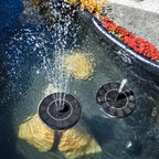 Solar-Powered Floating Fountain Pump for Garden Ponds and Basins