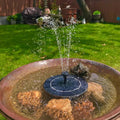 Solar-Powered Floating Fountain Pump for Garden Ponds and Basins