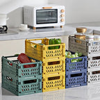 Foldable and Stackable Storage Container for Indoor and Outdoor Use