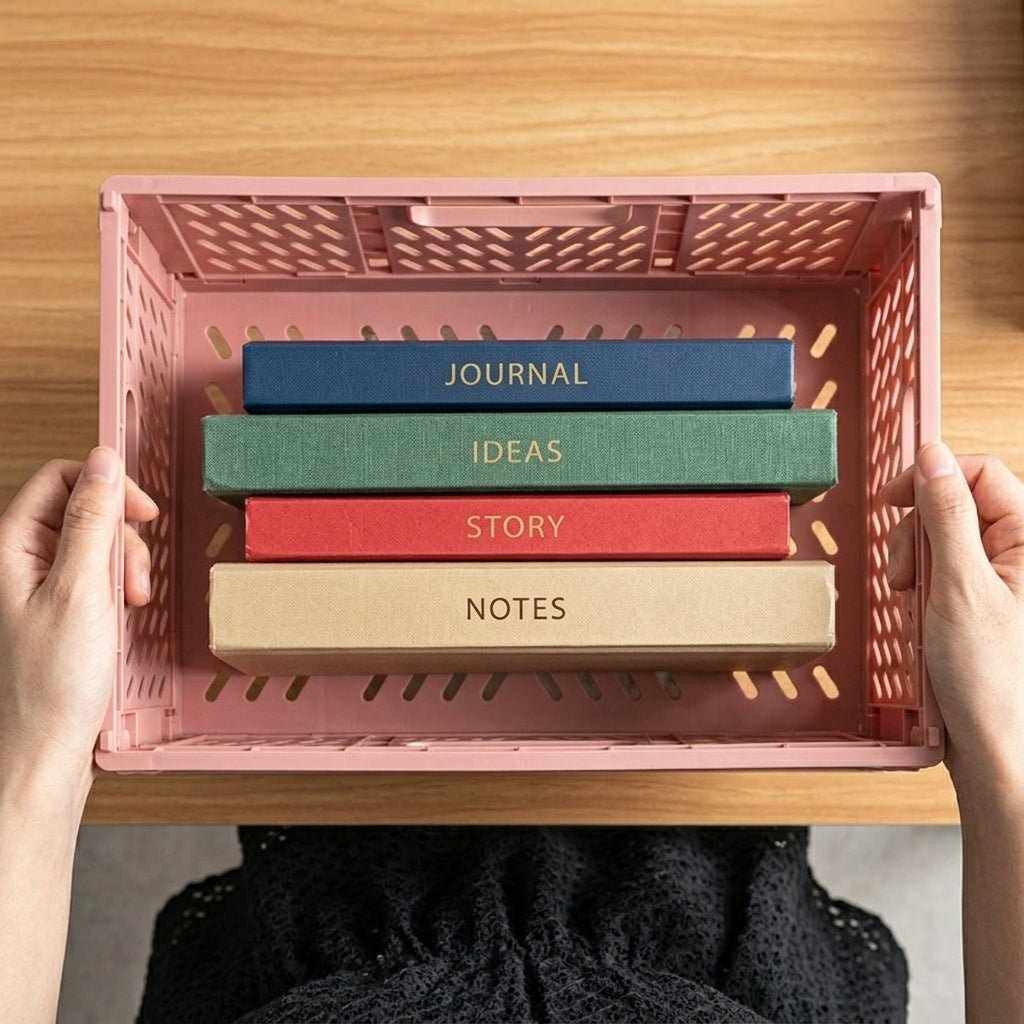 Foldable and Stackable Storage Container for Indoor and Outdoor Use