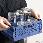 Foldable and Stackable Storage Container for Indoor and Outdoor Use