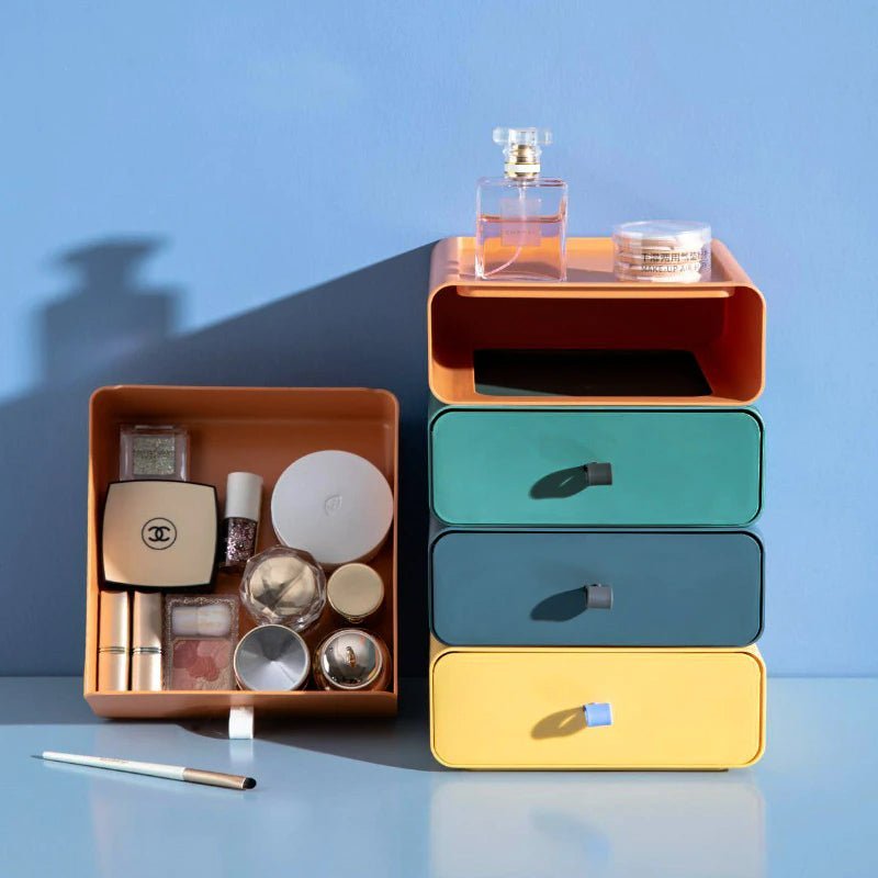 Drawer Organizer with Stackable Storage Bins