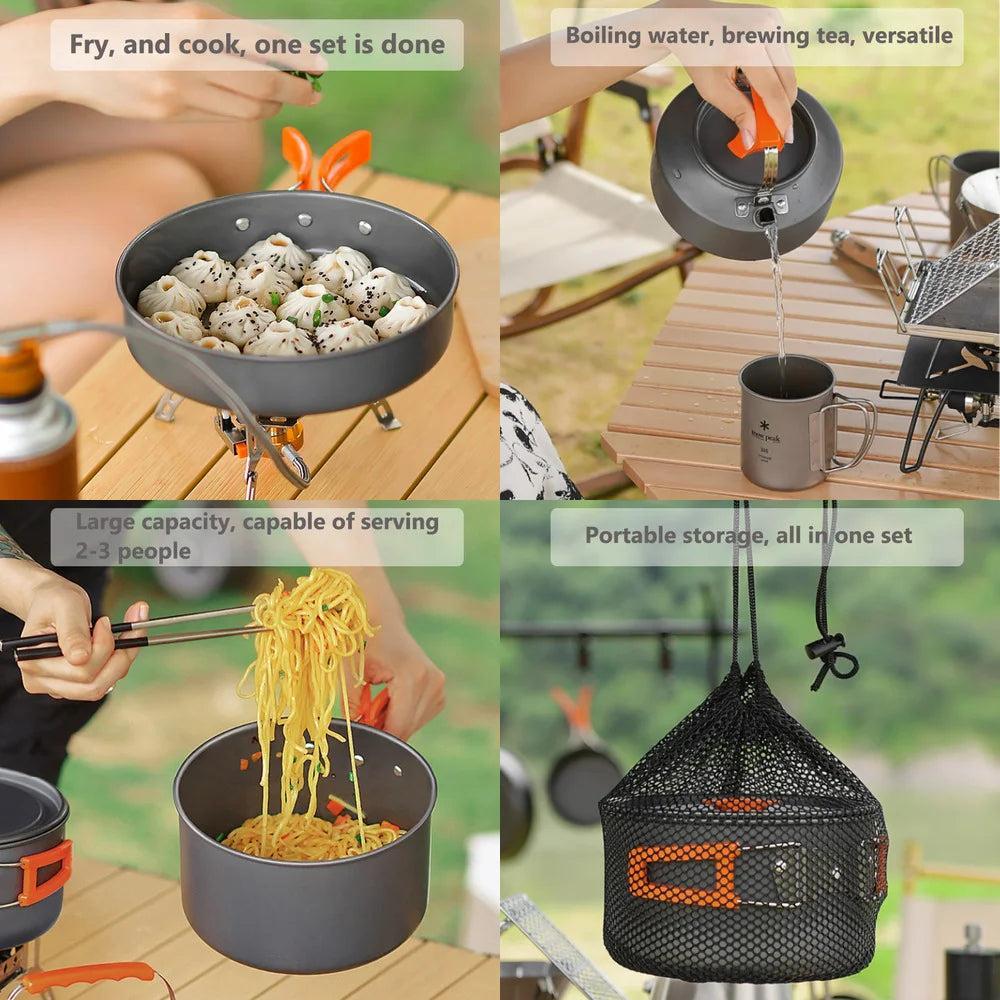 Explorer's Essential Camping Cookware Set | Compact & Durable