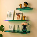 Minimalist Floating Shelf for Display and Storage - Clear Acrylic