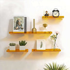 Minimalist Floating Shelf for Display and Storage - Clear Acrylic