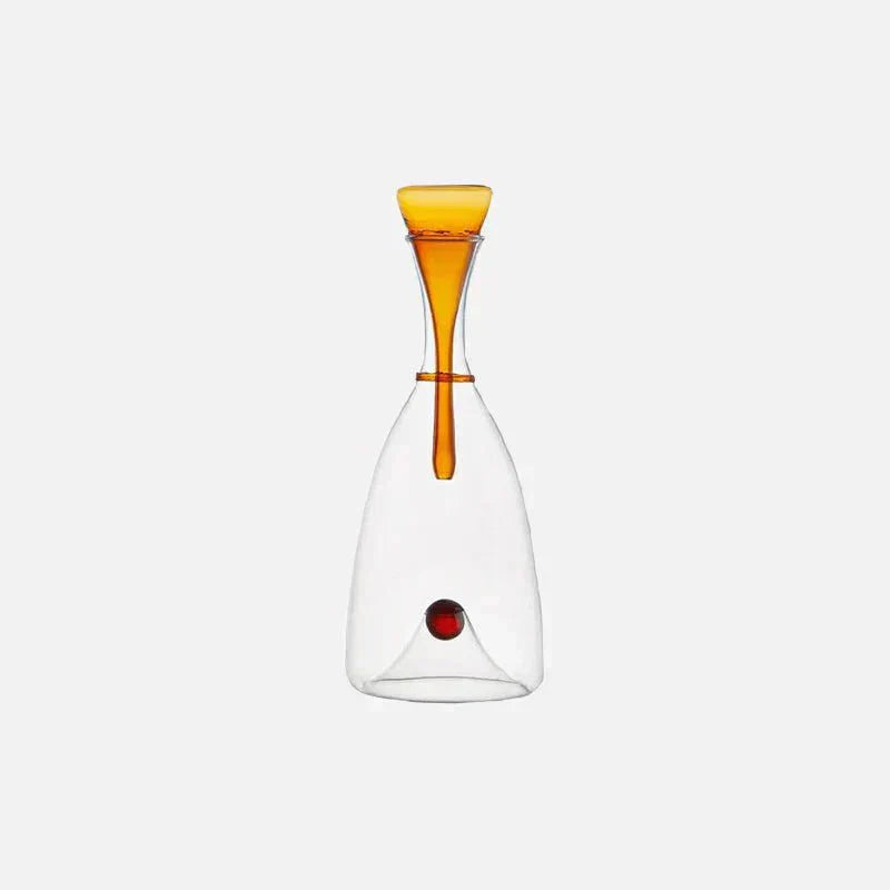 Elegant Handcrafted Glass Wine Decanter