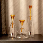 Elegant Handcrafted Glass Wine Decanter