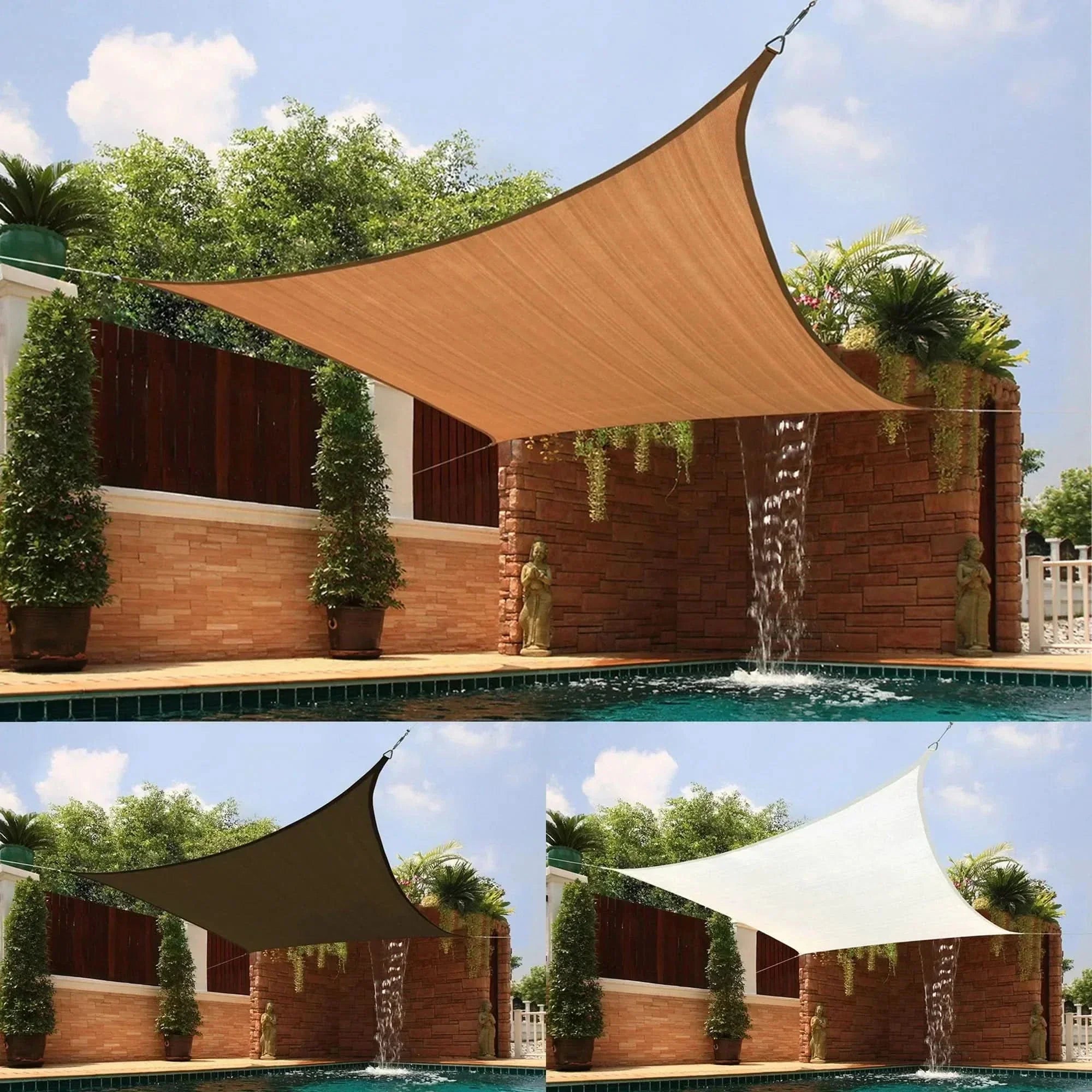 Portable Waterproof Canopy – UV Protection Sun Shade Sail