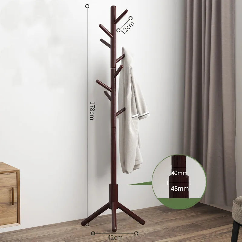 Sleek Wooden Coat Stand for Stylish Spaces