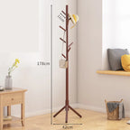 Sleek Wooden Coat Stand for Stylish Spaces