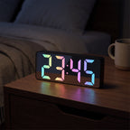 Mirror-Finished Digital Clock Alarm