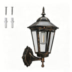 Outdoor Wall Lantern with Solar Motion Sensor