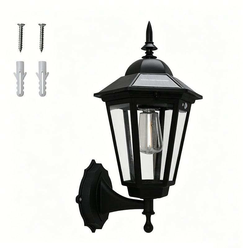 Outdoor Wall Lantern with Solar Motion Sensor