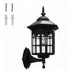 Outdoor Wall Lantern with Solar Motion Sensor