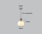 Modern Ceiling Lamp with LED – Nordic Pumpkin Pendant Light