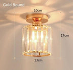 Chic Corridor and Aisle Lighting Fixture – Crystal Ceiling Lamp