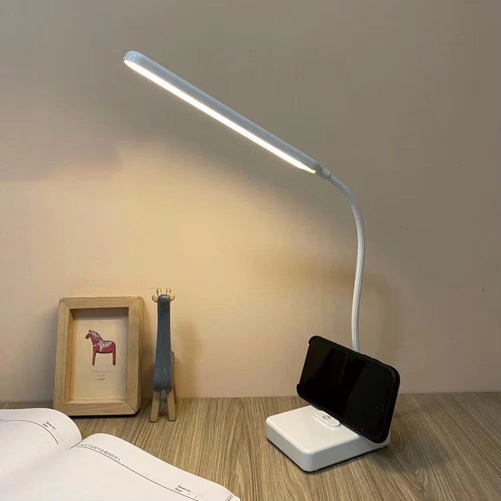 LED Desk Light with Flexible Arm – USB Rechargeable