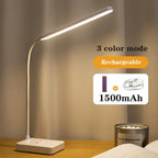 LED Desk Light with Flexible Arm – USB Rechargeable