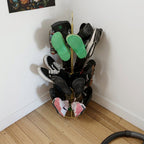 Shoe Storage Tower with Vertical Design and Hanging Hook
