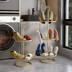 Shoe Storage Tower with Vertical Design and Hanging Hook