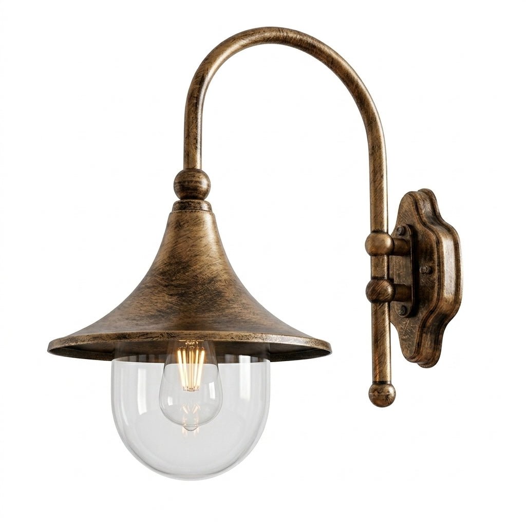 Bell-Shaped Vintage Wall Lamp Fixture