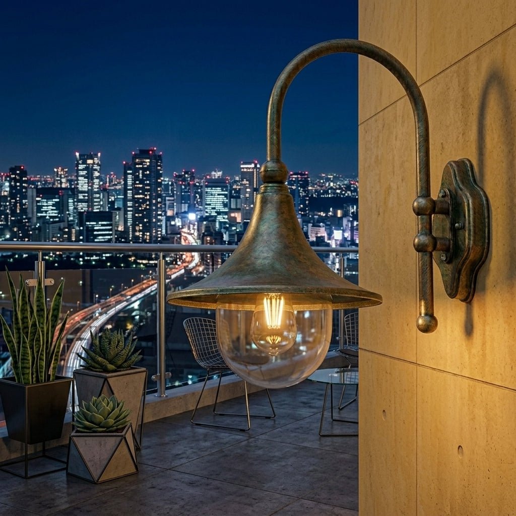 Bell-Shaped Vintage Wall Lamp Fixture