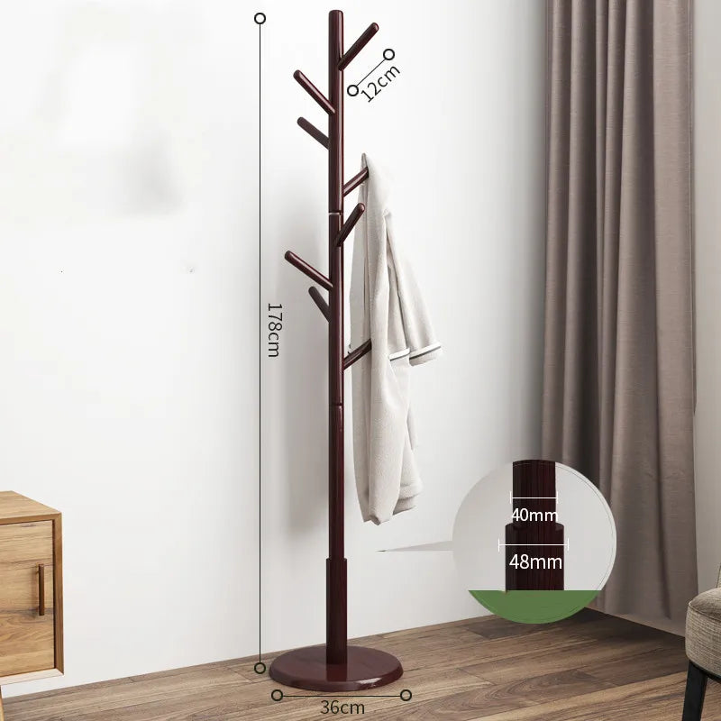 Sleek Wooden Coat Stand for Stylish Spaces