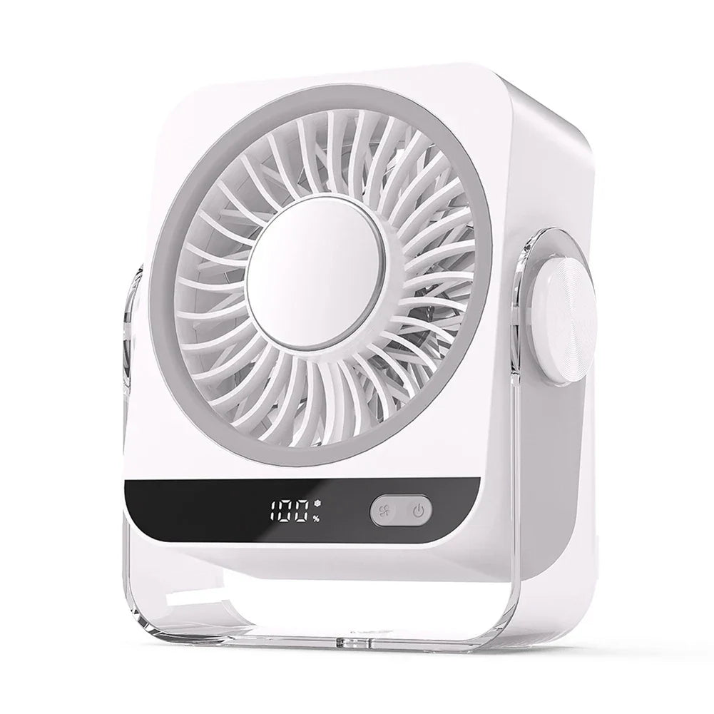 Rechargeable Personal Cooling Desk Fan – Portable and Compact