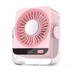 Rechargeable Personal Cooling Desk Fan – Portable and Compact