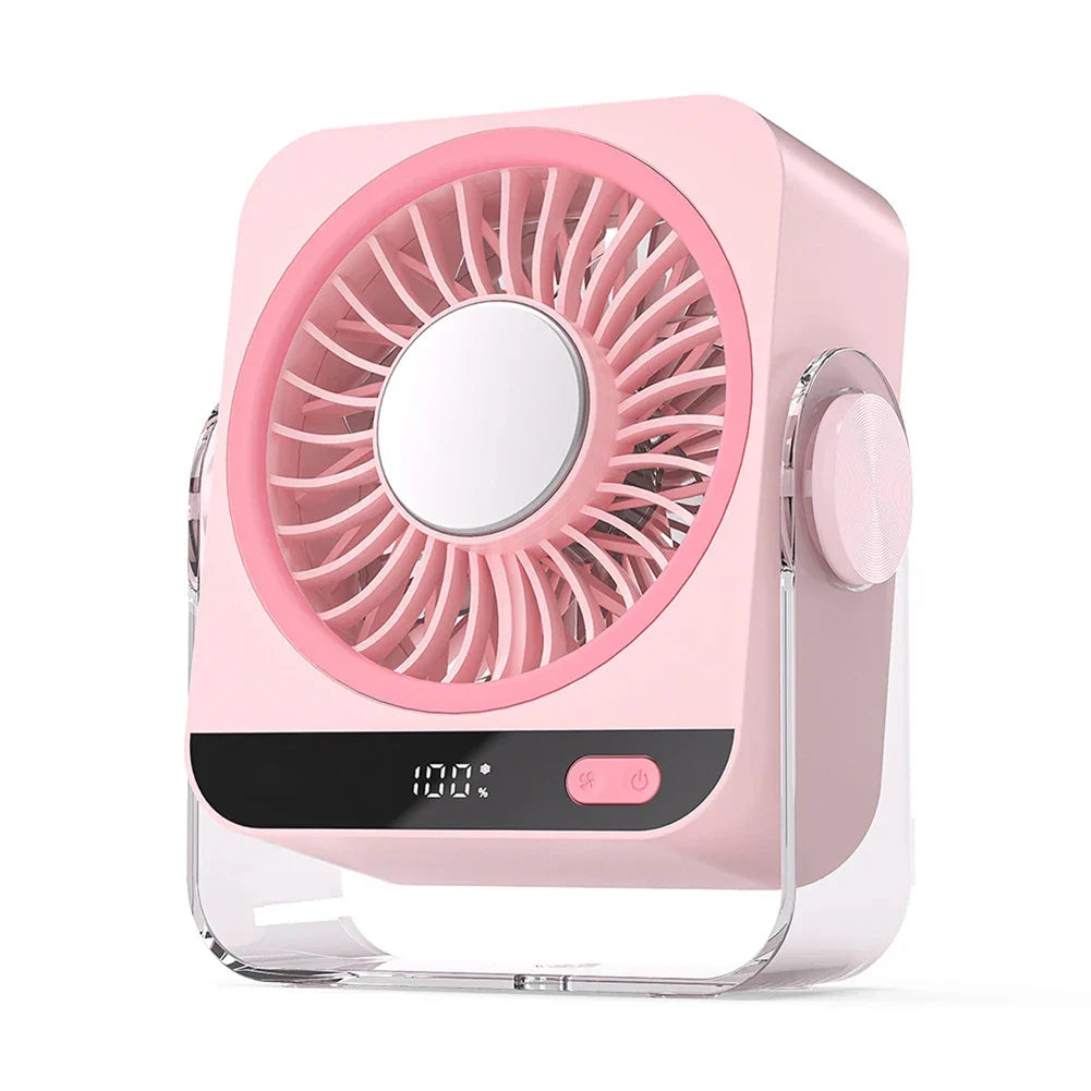 Rechargeable Personal Cooling Desk Fan – Portable and Compact