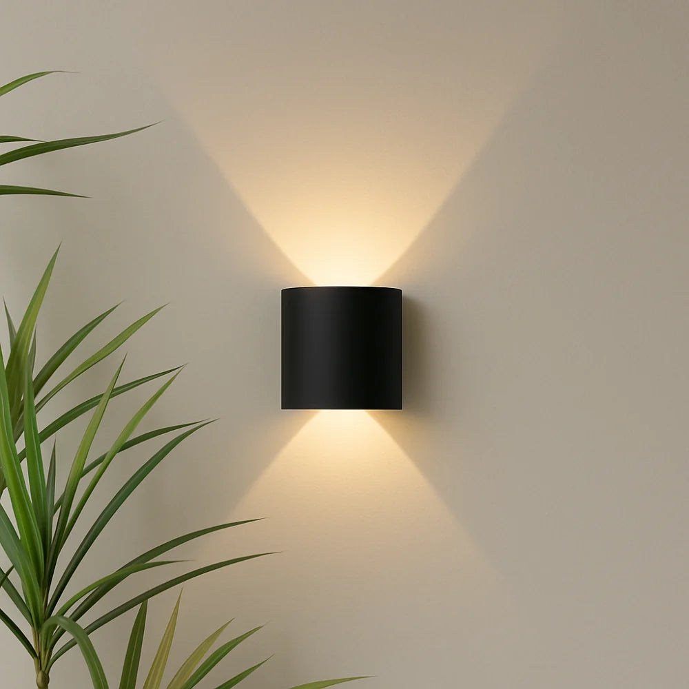 Contemporary LED Wall Light for Indoor and Outdoor Use