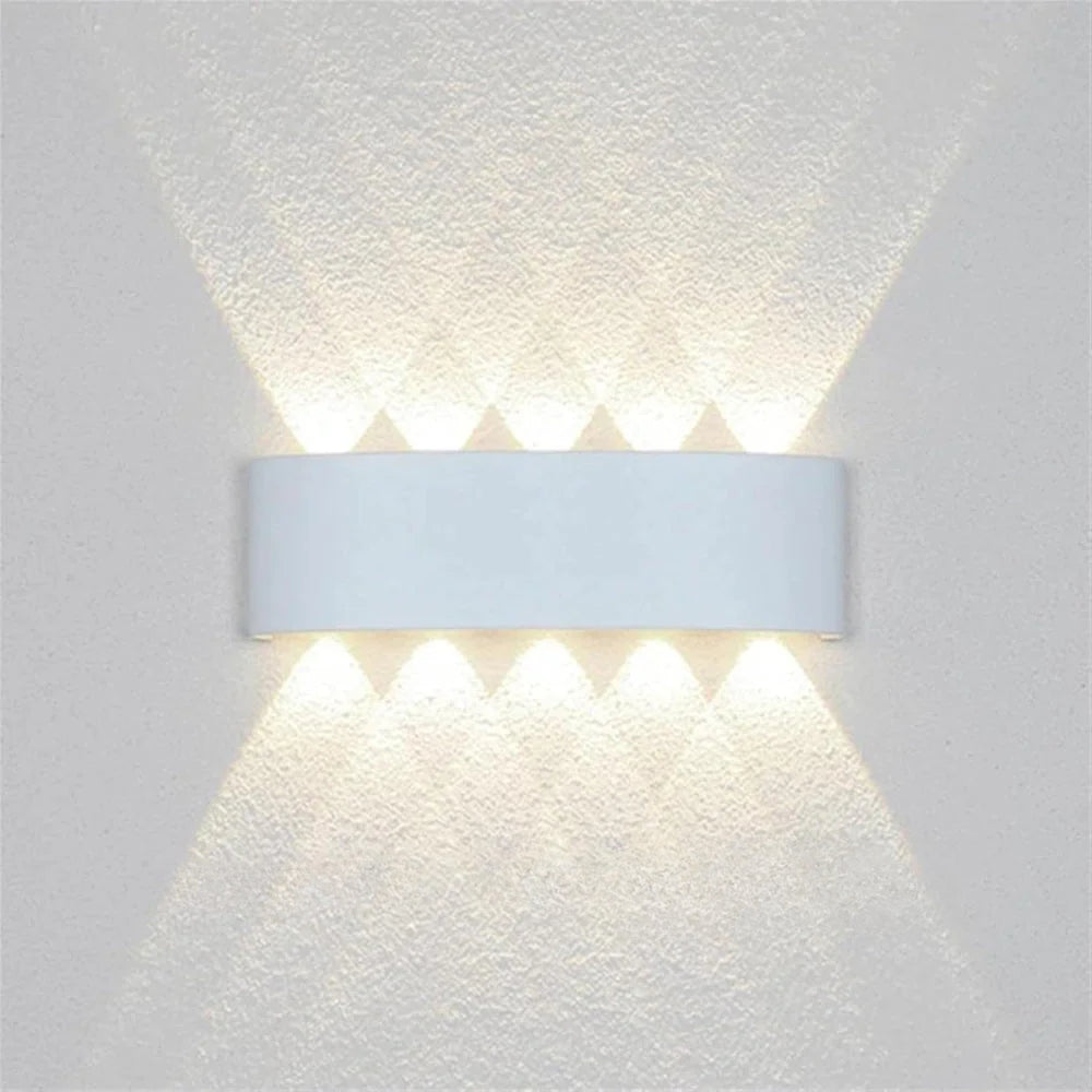 Contemporary LED Wall Light for Indoor and Outdoor Use