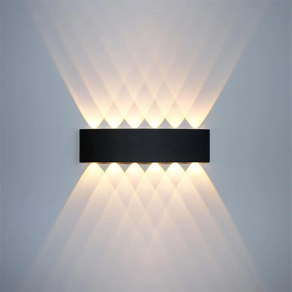 Contemporary LED Wall Light for Indoor and Outdoor Use