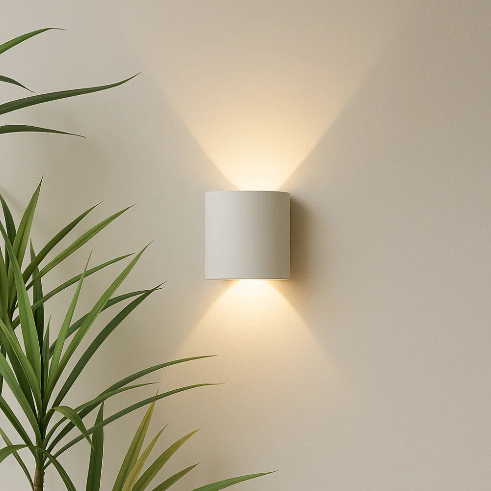 Contemporary LED Wall Light for Indoor and Outdoor Use