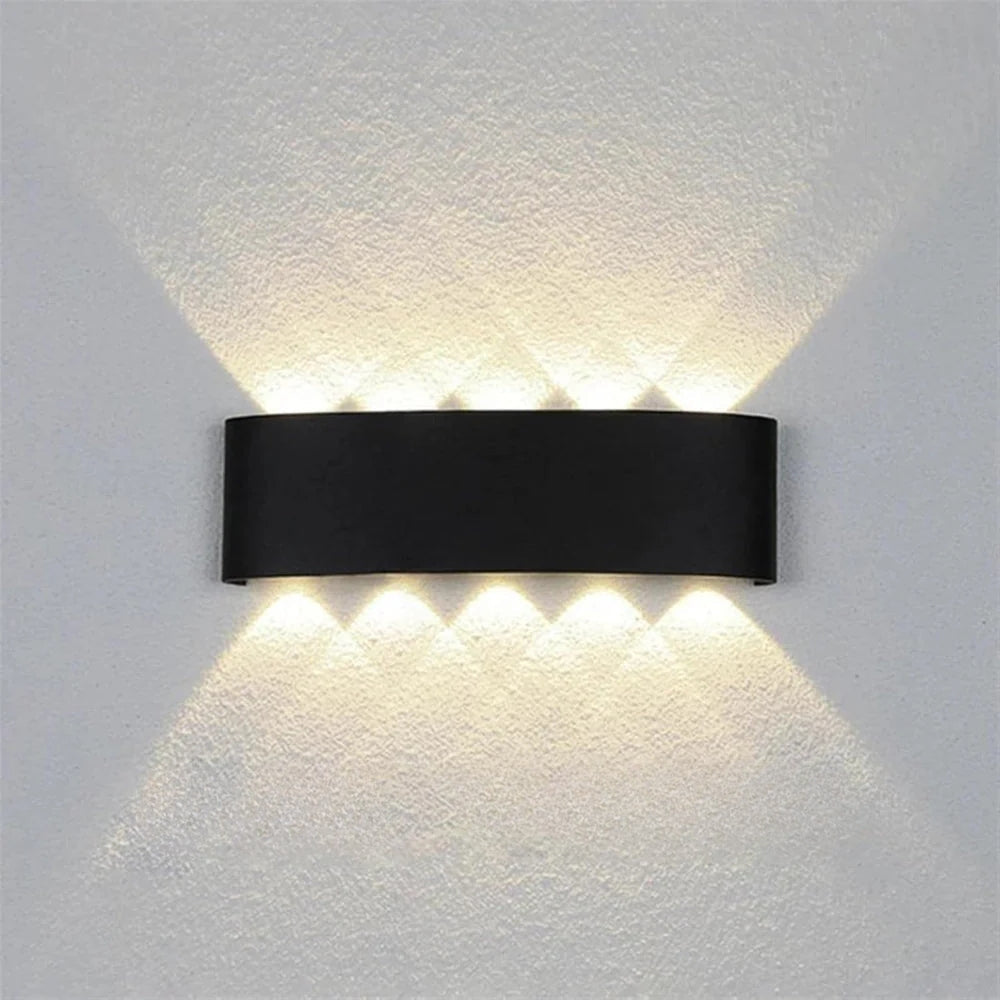 Contemporary LED Wall Light for Indoor and Outdoor Use