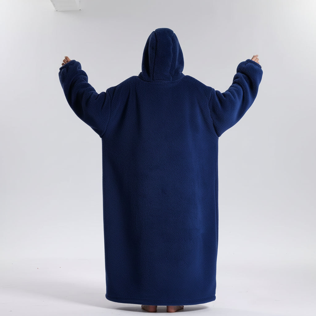 Soft Wearable Blanket Hoodie for Adults – Cozy Oversized Design for Cold Weather