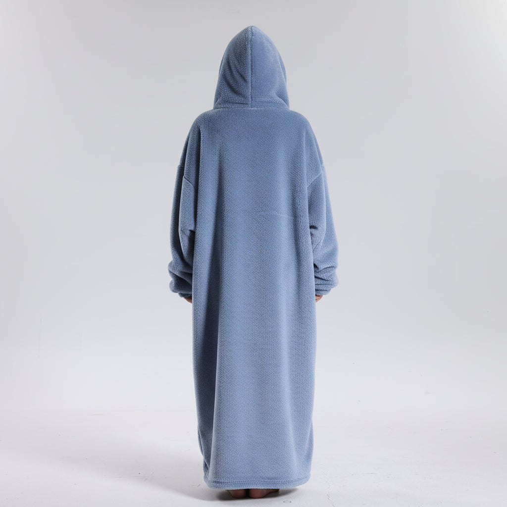 Soft Wearable Blanket Hoodie for Adults – Cozy Oversized Design for Cold Weather