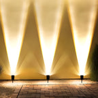 Adjustable Solar Garden Spotlight with Outdoor Illumination