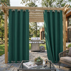 Blackout Outdoor Curtains with Eyelets – Waterproof Design