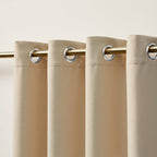 Blackout Outdoor Curtains with Eyelets – Waterproof Design