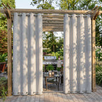 Blackout Outdoor Curtains with Eyelets – Waterproof Design