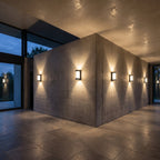 Outdoor Wall Light with Waterproof Design and Up-Down Illumination