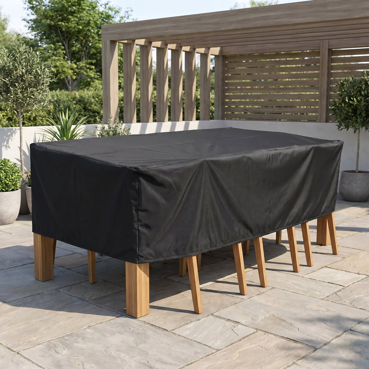 Rectangular Outdoor Furniture Cover - Waterproof Protection