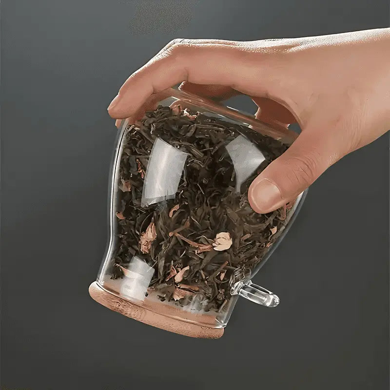 Eco-Friendly Glass Storage Jars for Coffee and Tea