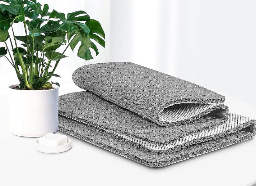 Water Absorbent Non-Slip Soft Bath Mat for Bathroom Floor