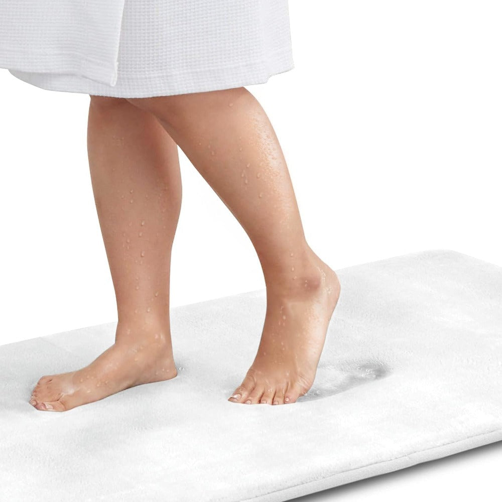 Soft Memory Foam Bath Mat for Comfortable Step