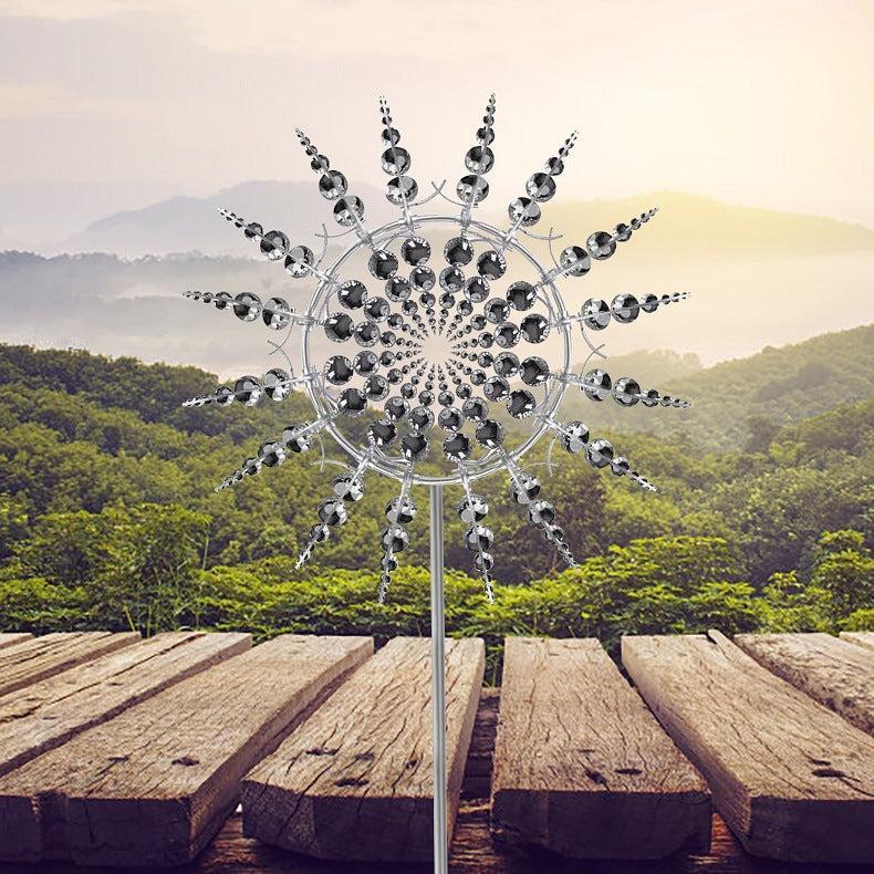 Enchanting Metal Garden Spinner – A Dynamic Outdoor Accent