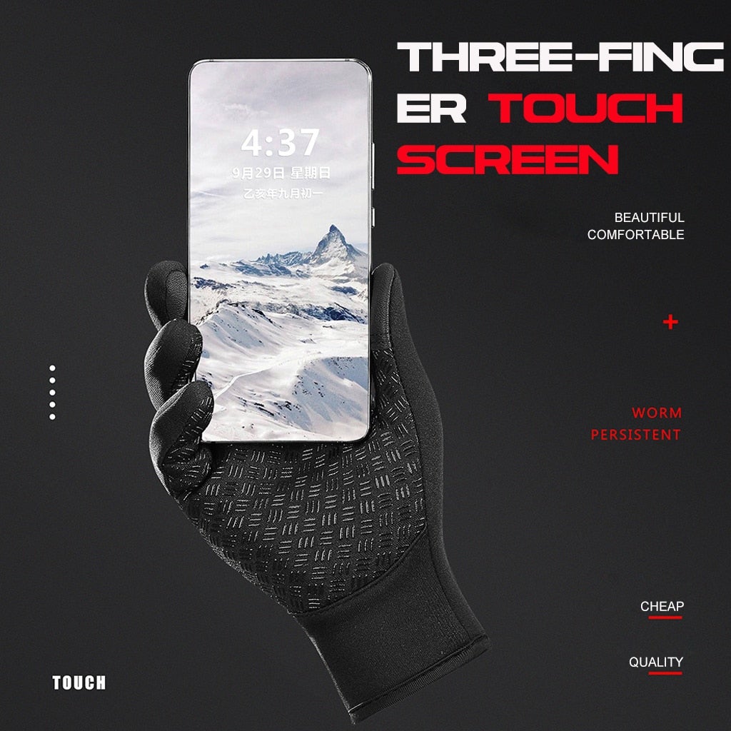 Cozy Tech-Ready Thermal Gloves for Winter Adventures