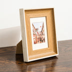 Table Stand Photo Frame with Wood Finish