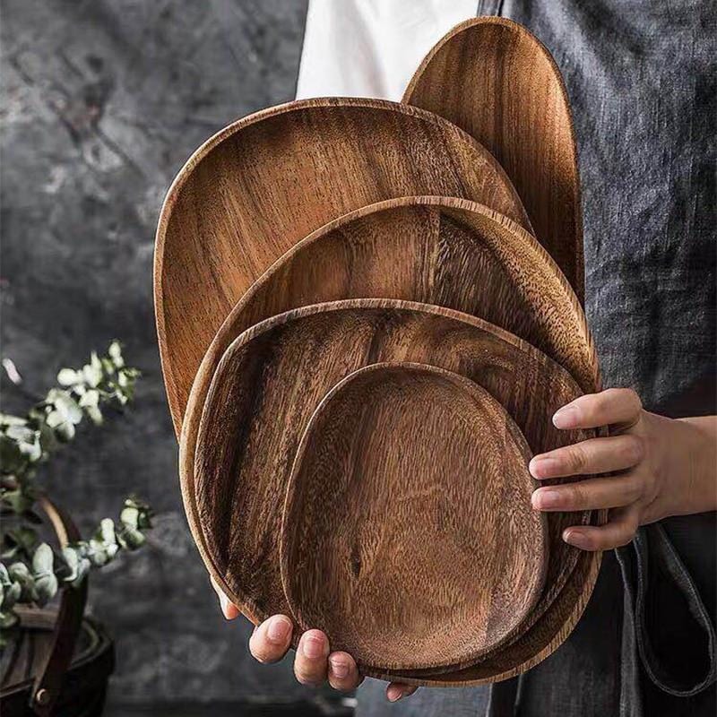 Assorted Shape Wooden Serving Platters